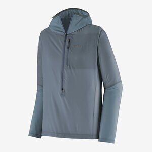 NEW $140 Patagonia Airshed Pro Trail Running Wind Pullover Utility Blue Medium M